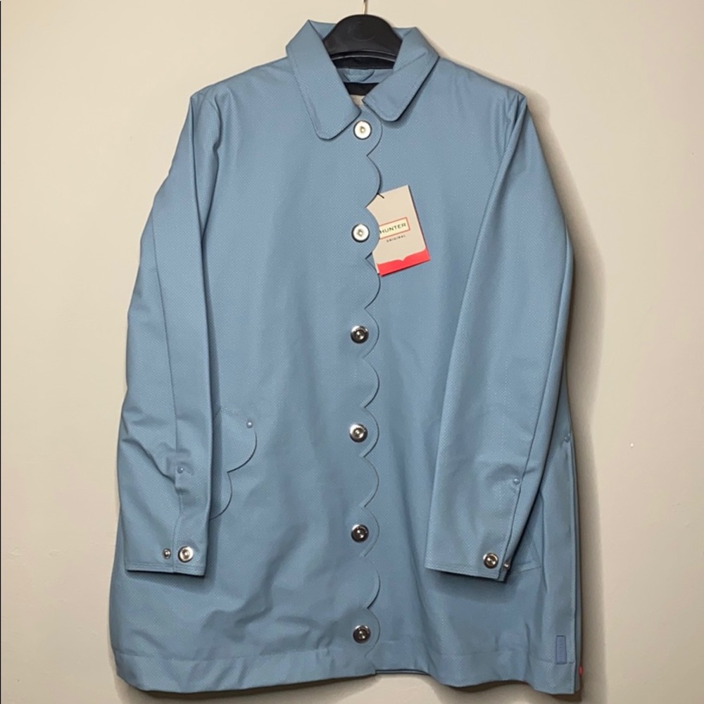 {Hunter} Blue Mist Raincoat - Picture 6 of 11